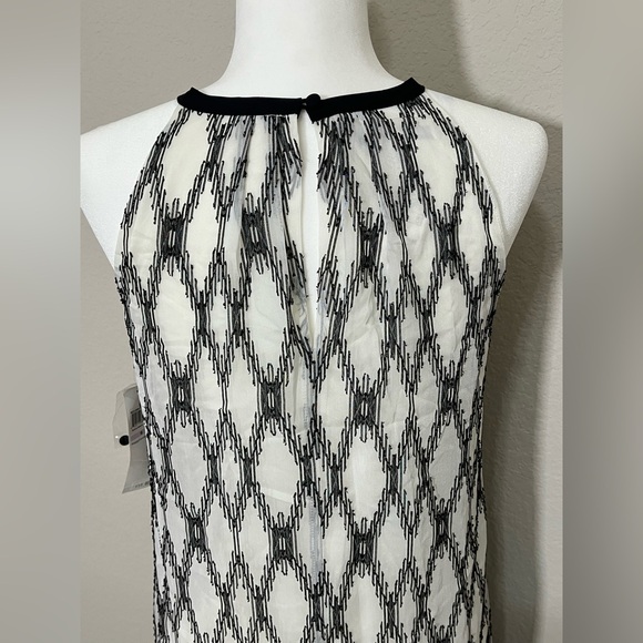 Halter High Low Midi Dress NWT in Black and White Size 6 - Picture 6 of 8
